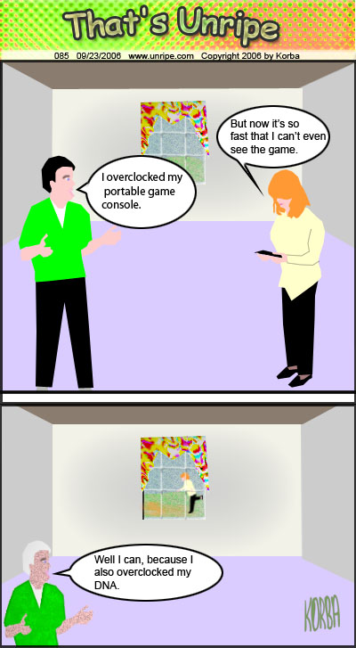 cartoon 85, overclocked dna